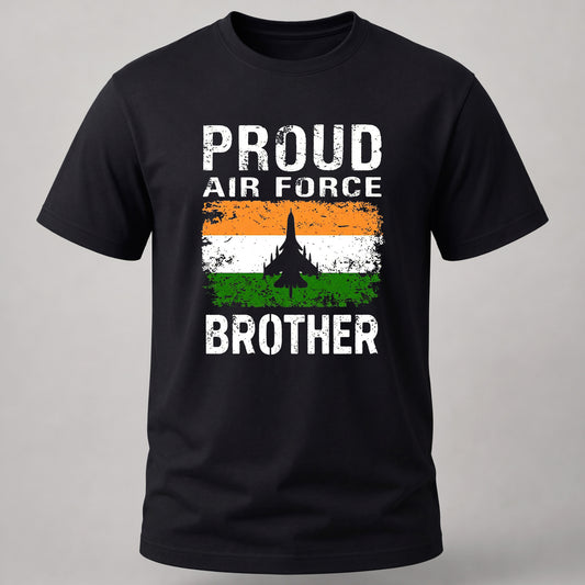 Proud Air Force Brother Black