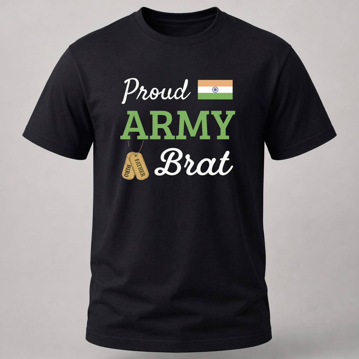 Proud Army Brat Black