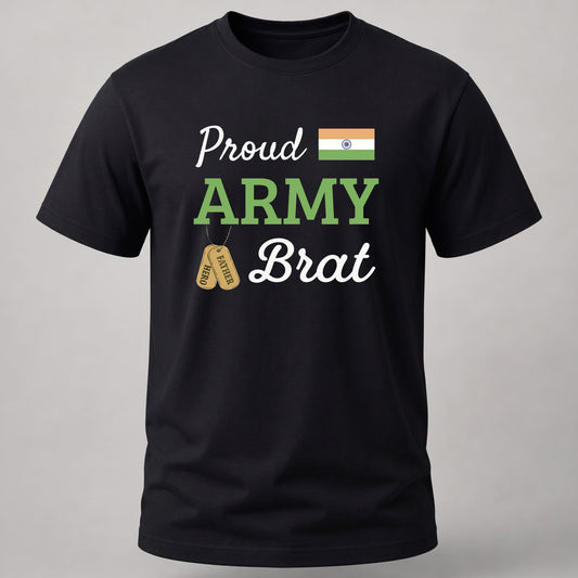 Proud Army Brat Black