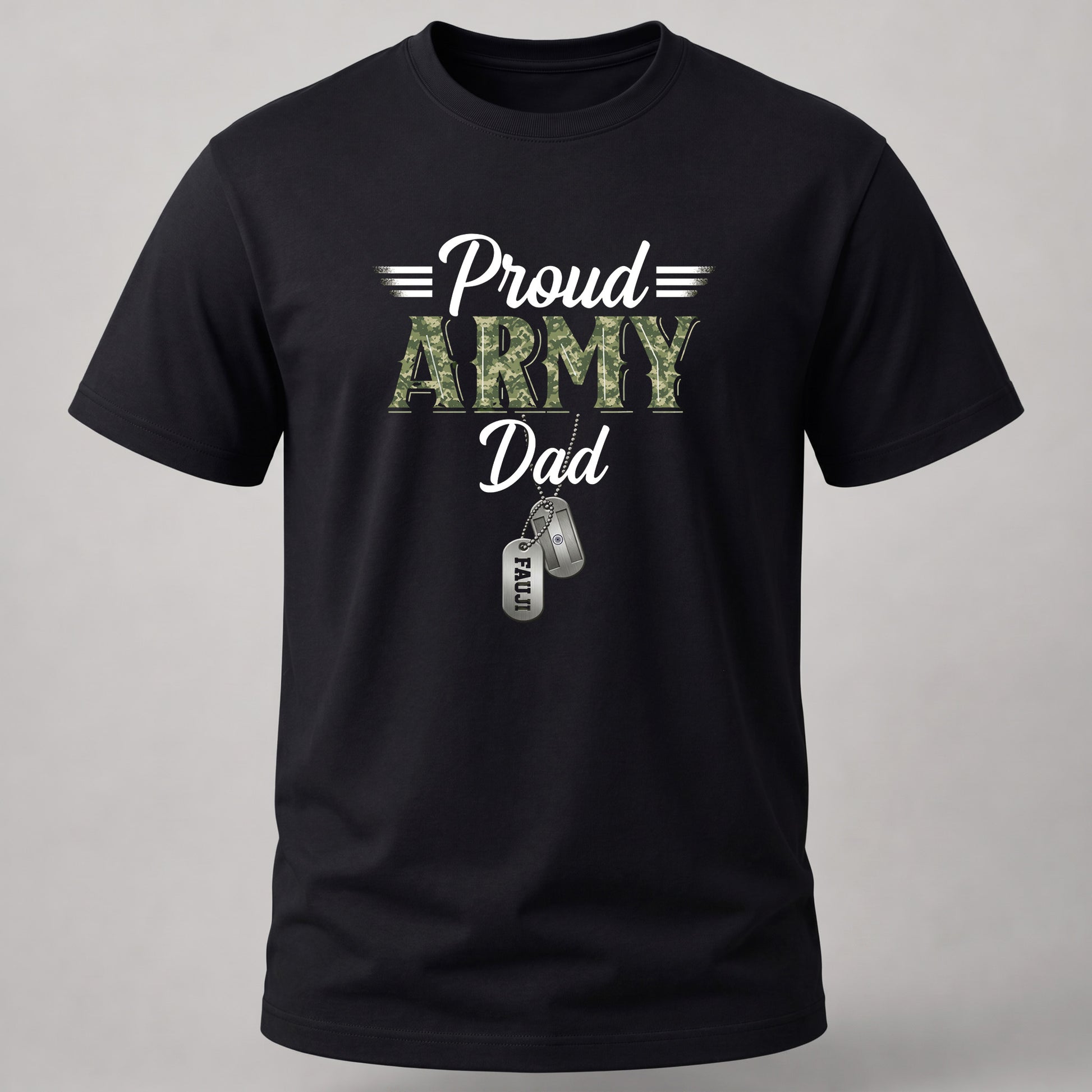 Proud Army Dad Black