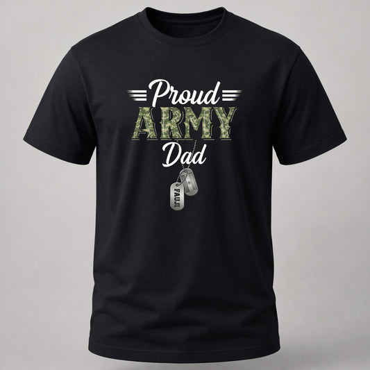Proud Army Dad Black
