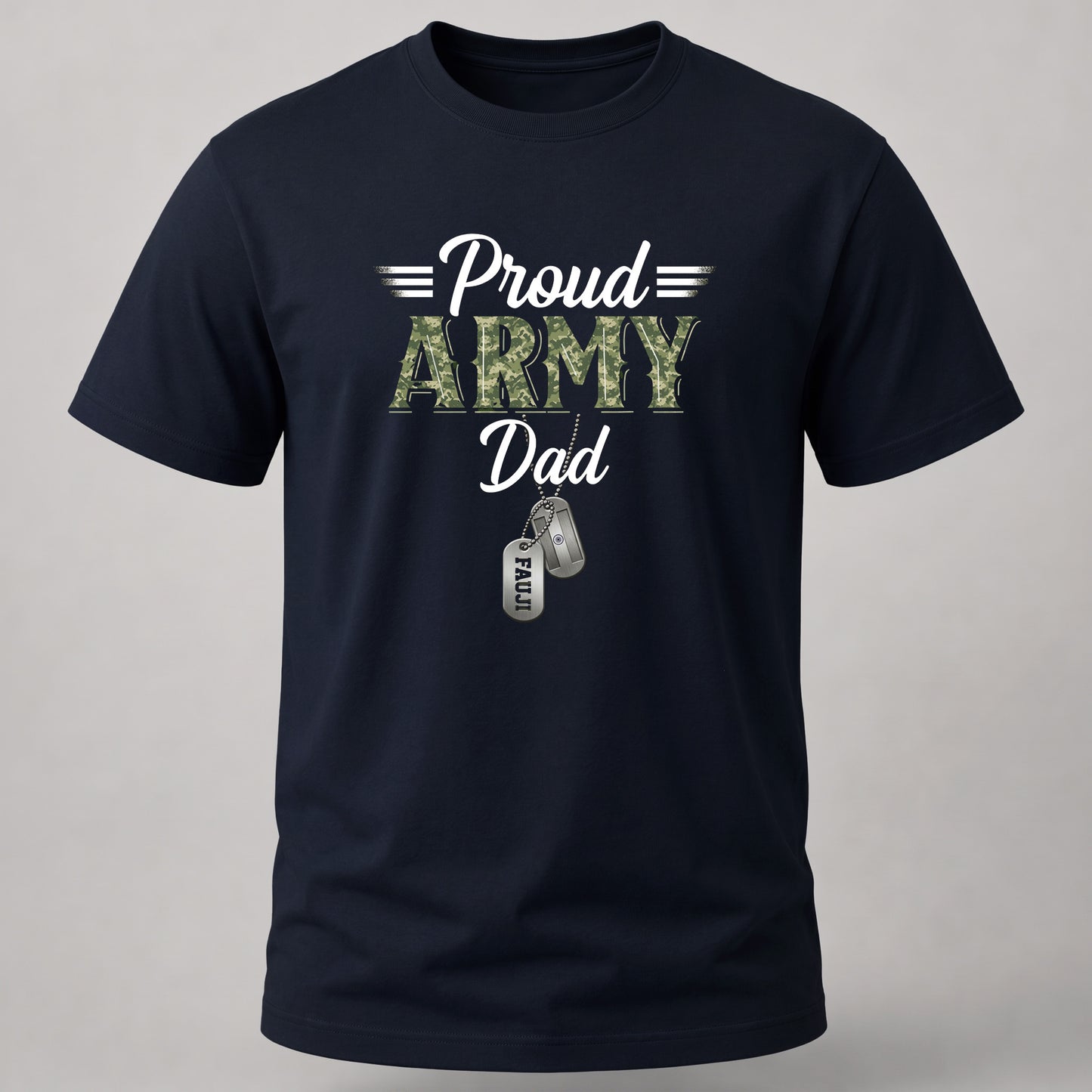 Proud Army Dad Navy Blue