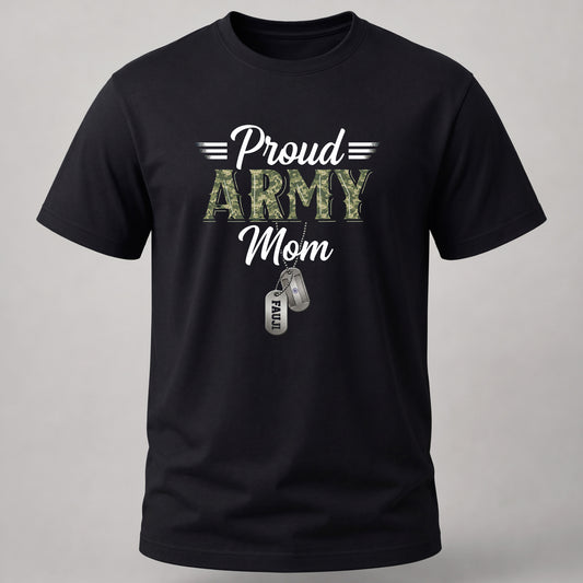 Proud Army Mom Black