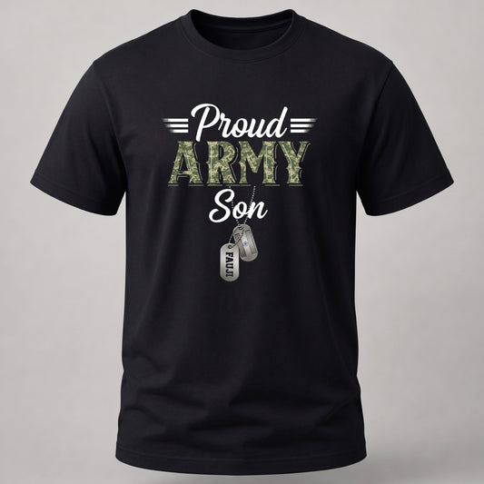 Proud Army Son Black