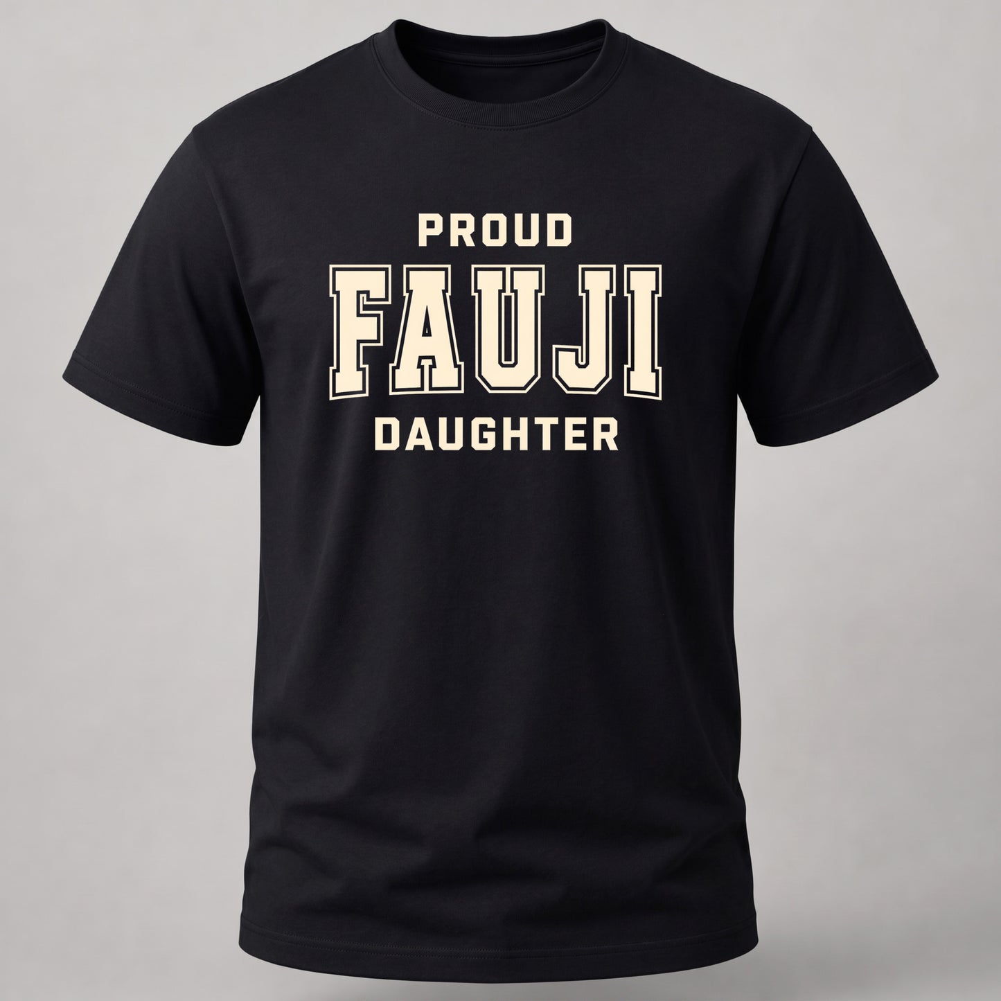 Proud Fauji Daughter Black