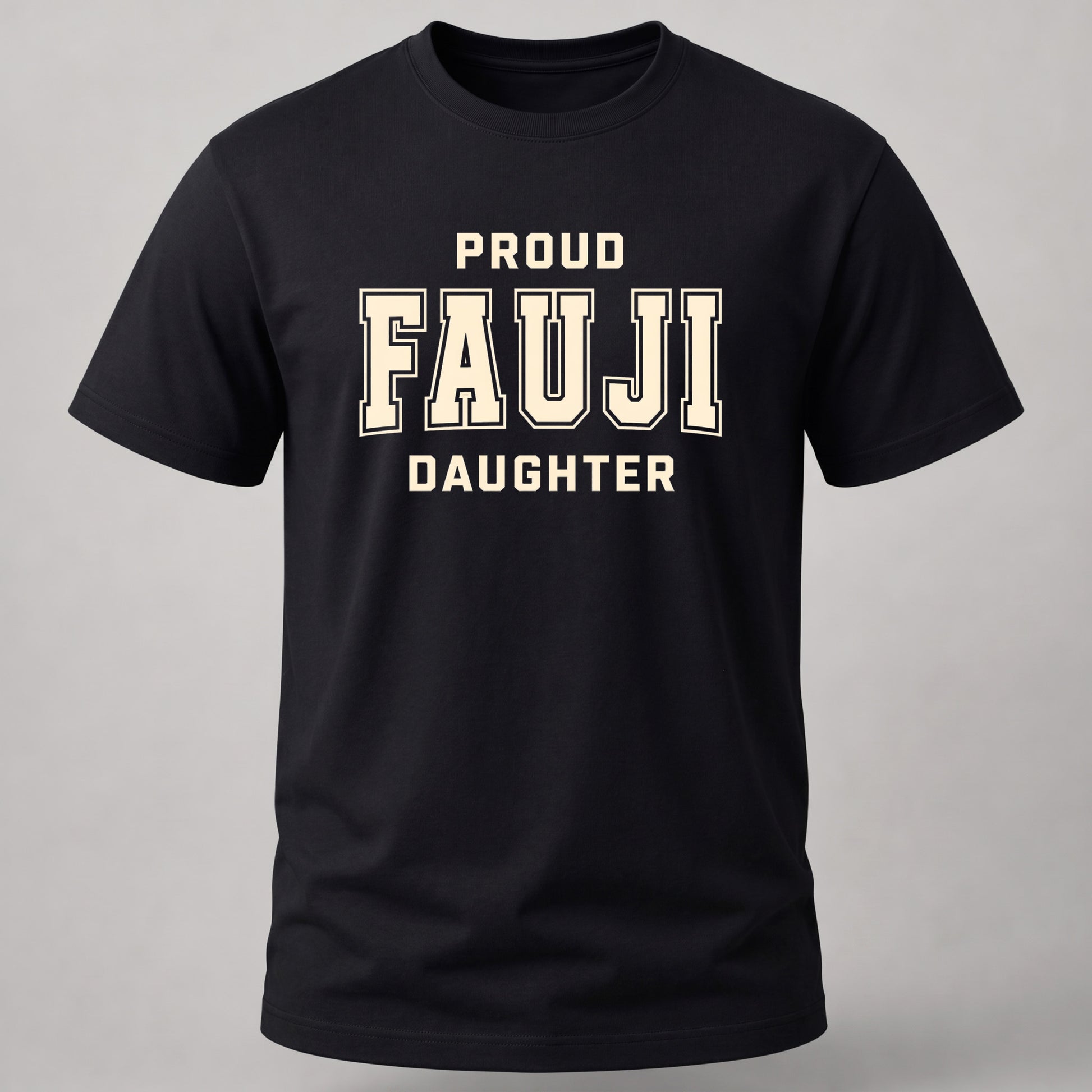 Proud Fauji Daughter Black