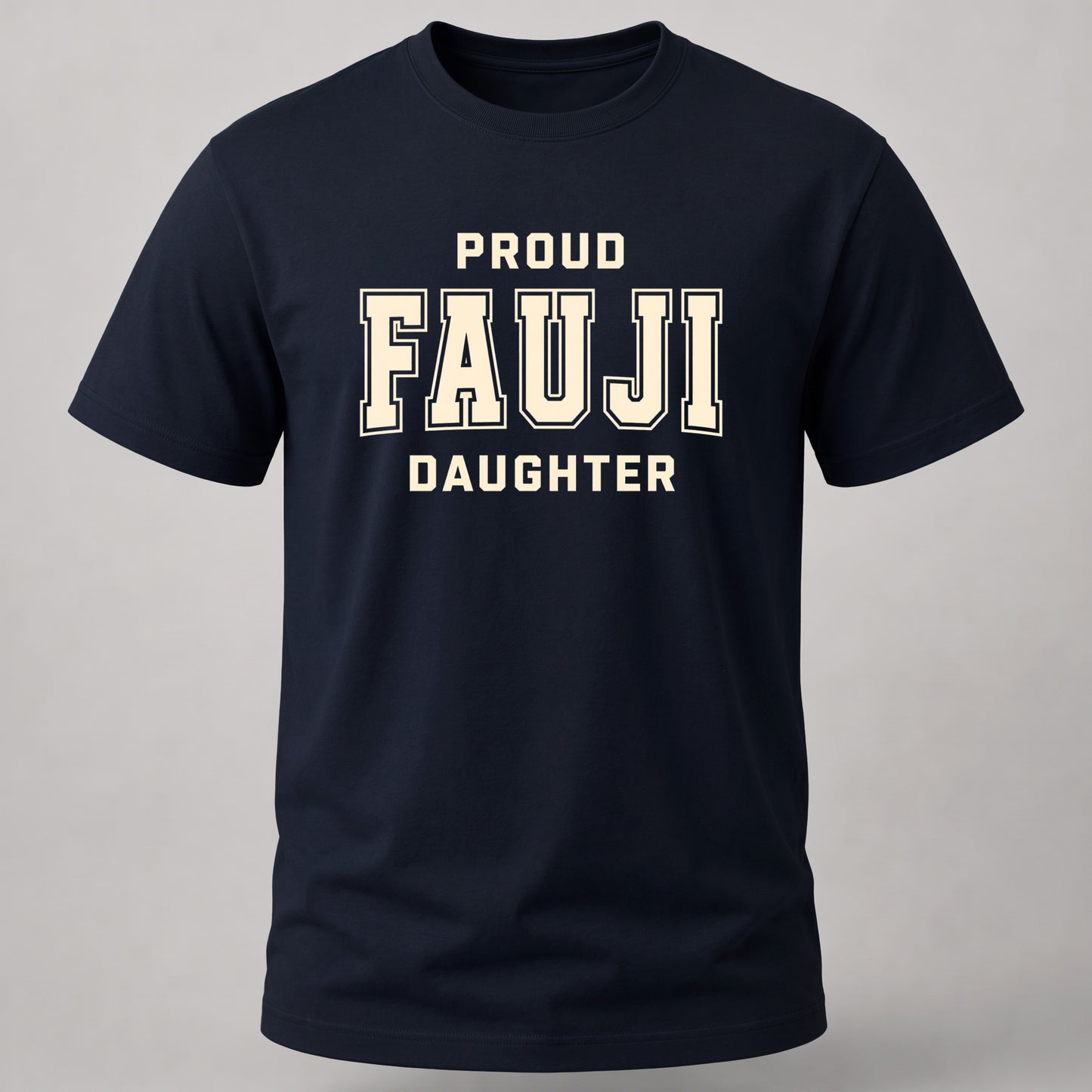 Proud Fauji Daughter Navy Blue
