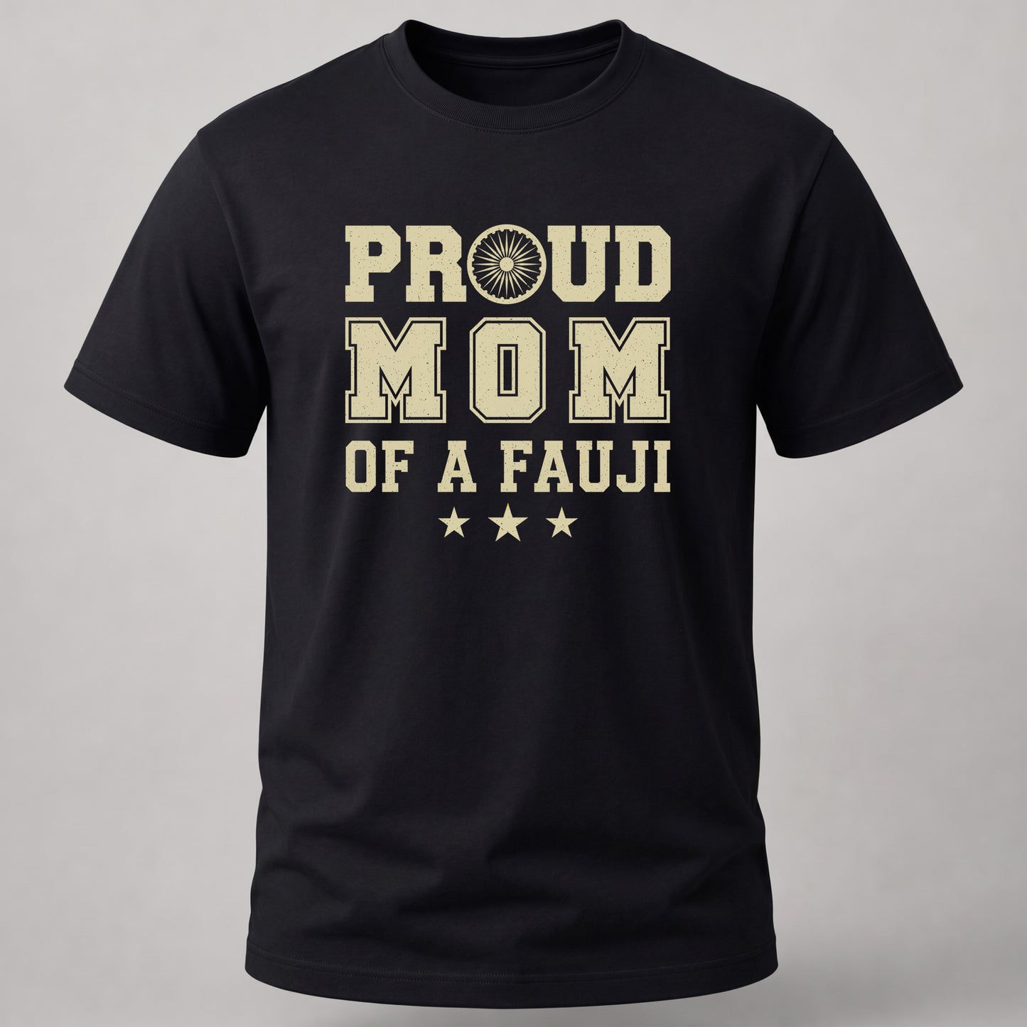 Proud Fauji Mom Black