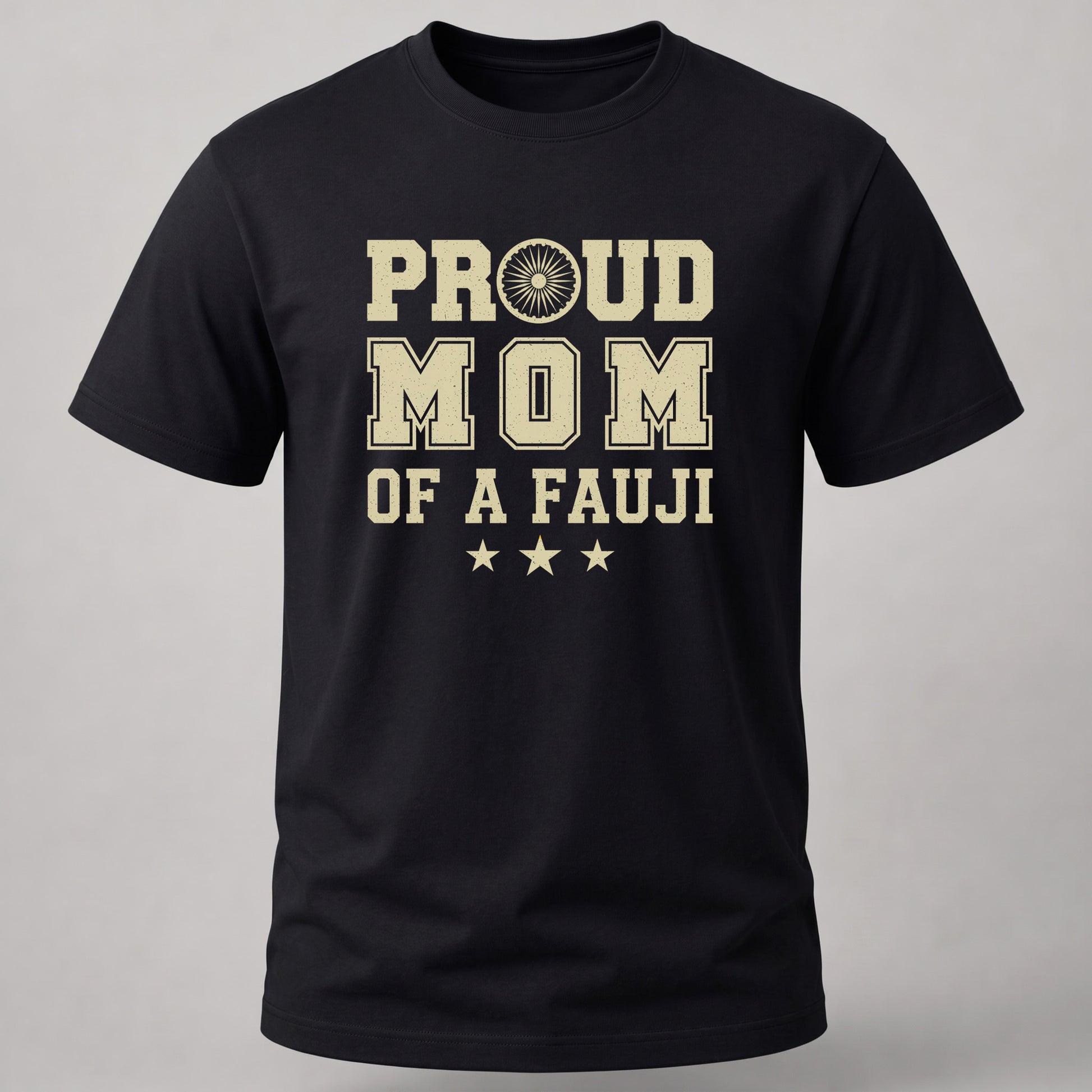 Proud Fauji Mom Black