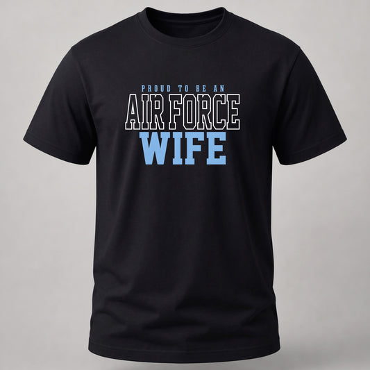 Proud IAF Wife Black