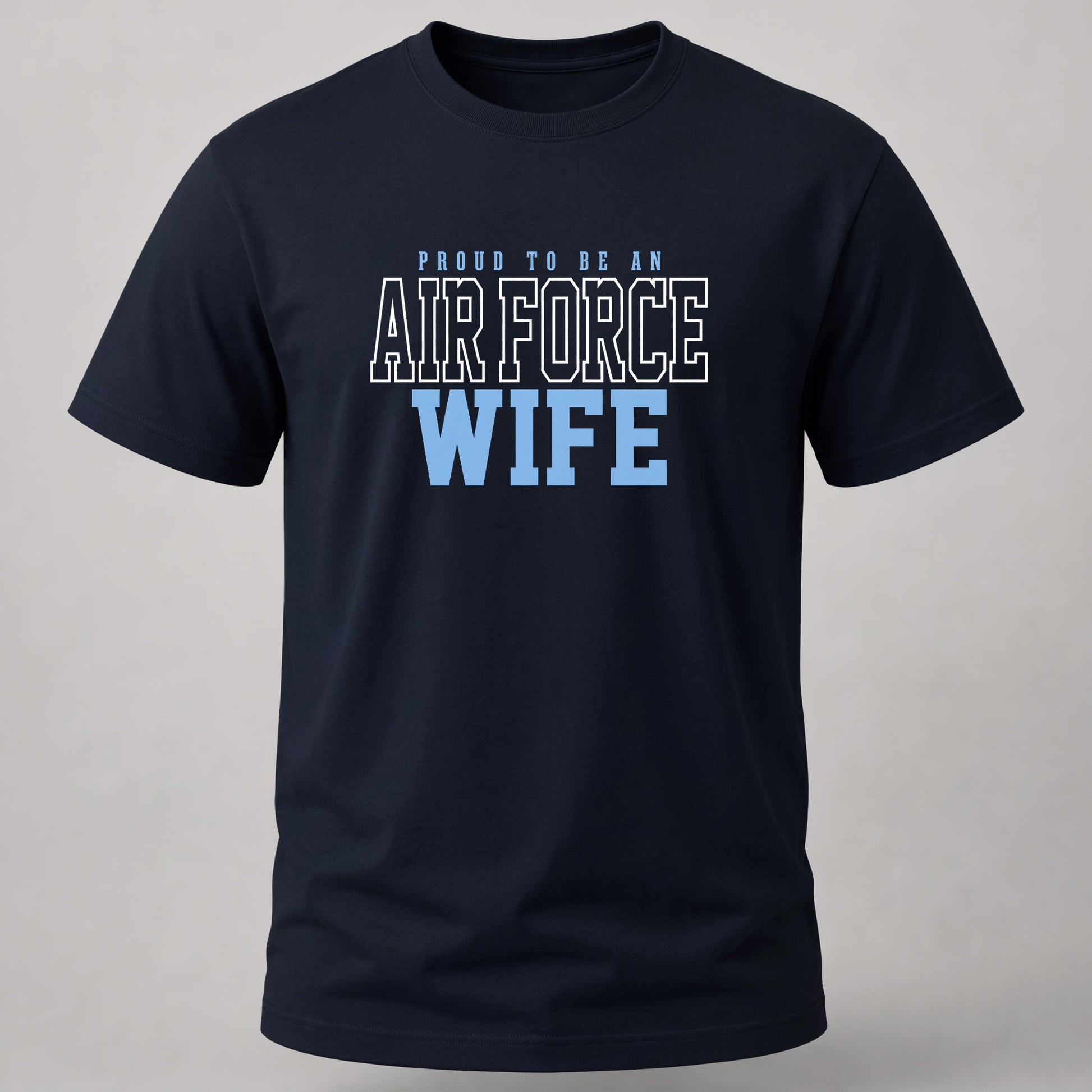 Proud IAF Wife Navy Blue