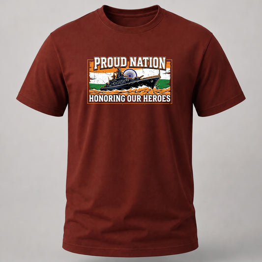 Proud Nation Heroes Brick Red