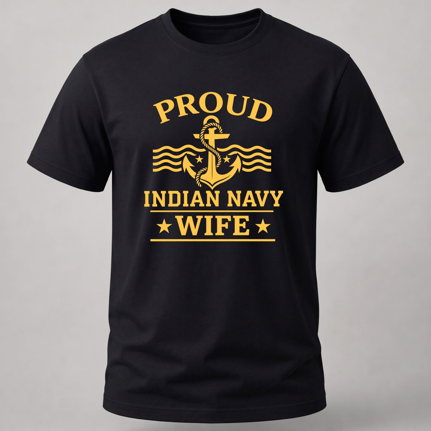 Proud Navy Wife Black