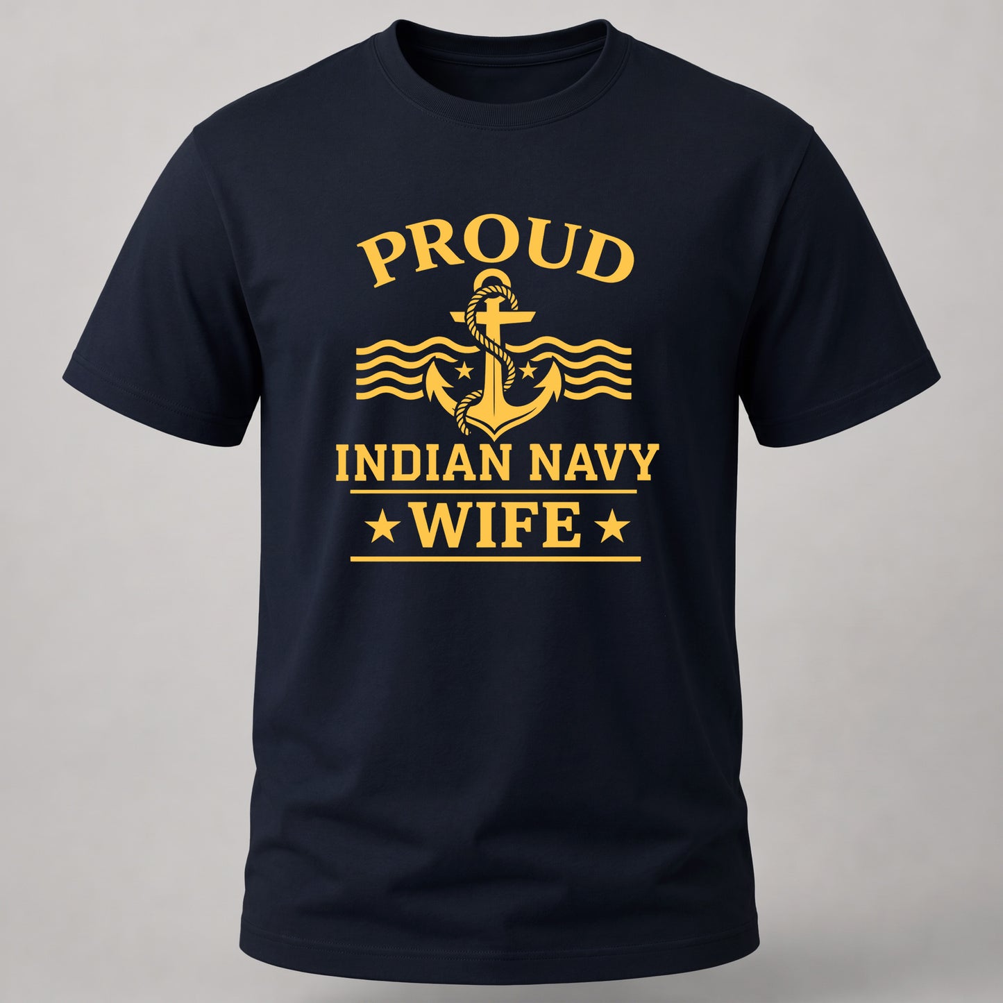 Proud Navy Wife Navy Blue
