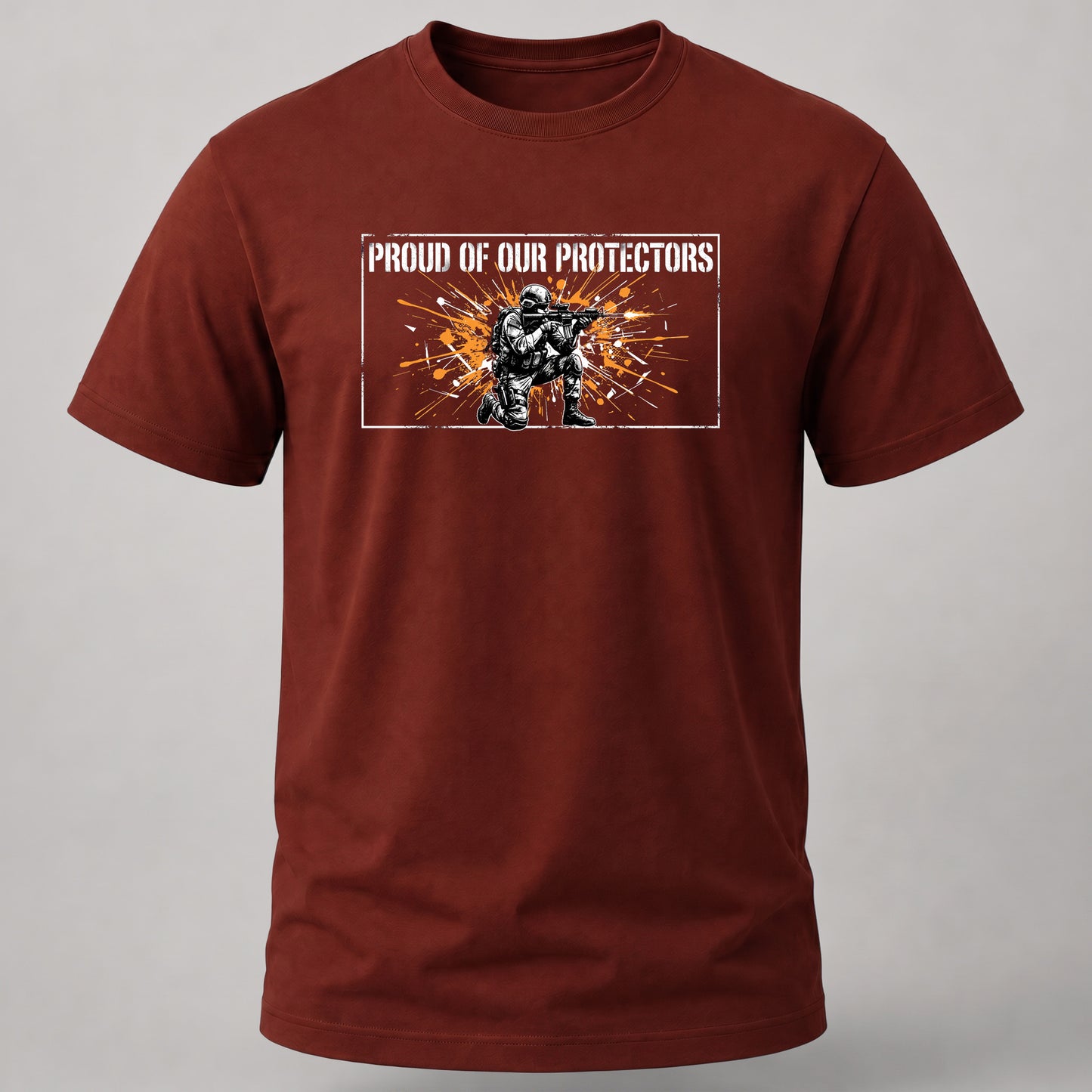 Proud of Protectors Brick Red