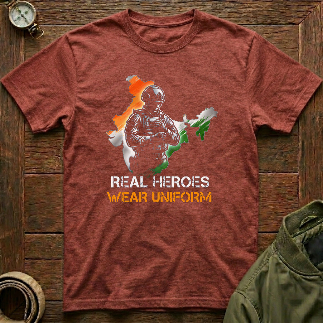 Real Heroes Wear Uniform br