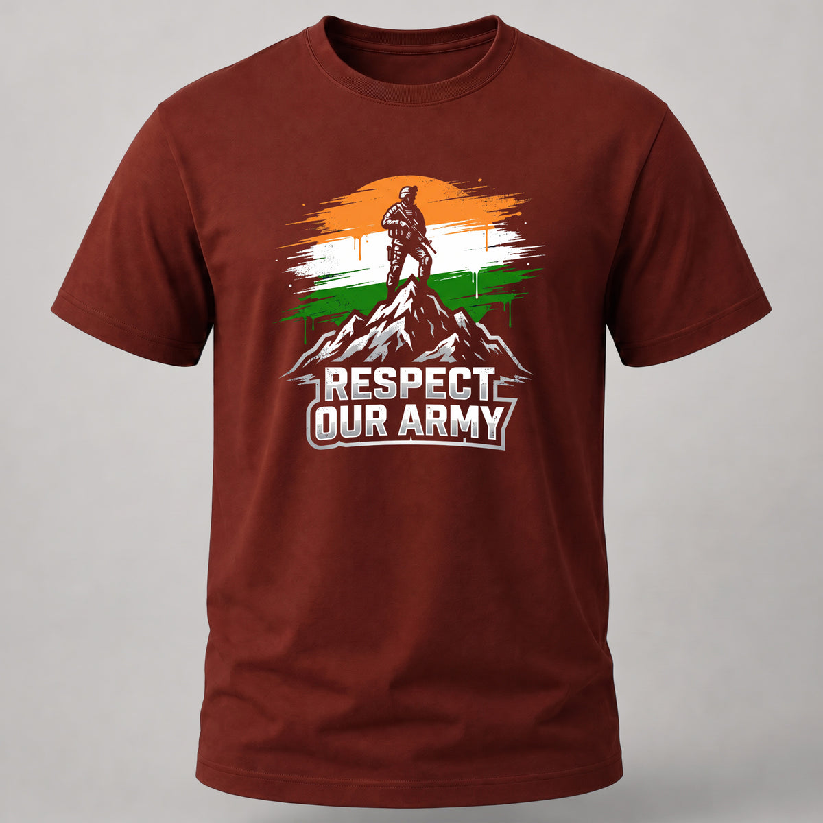 Respect Our Army Brick Red