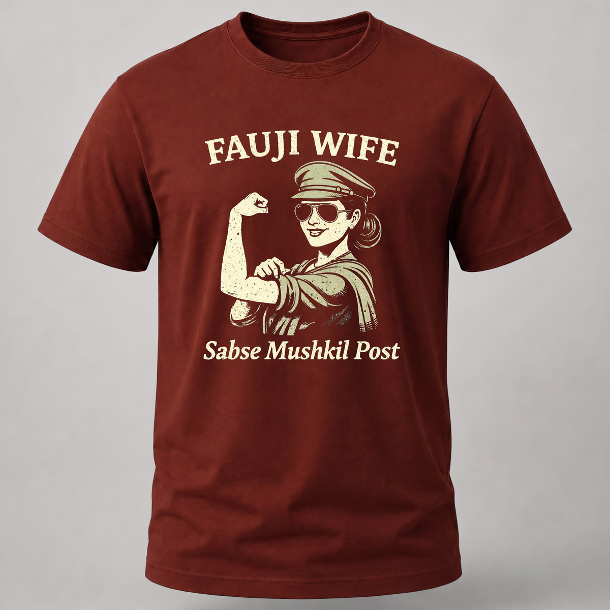 Sabse Mushkil Post Brick Red
