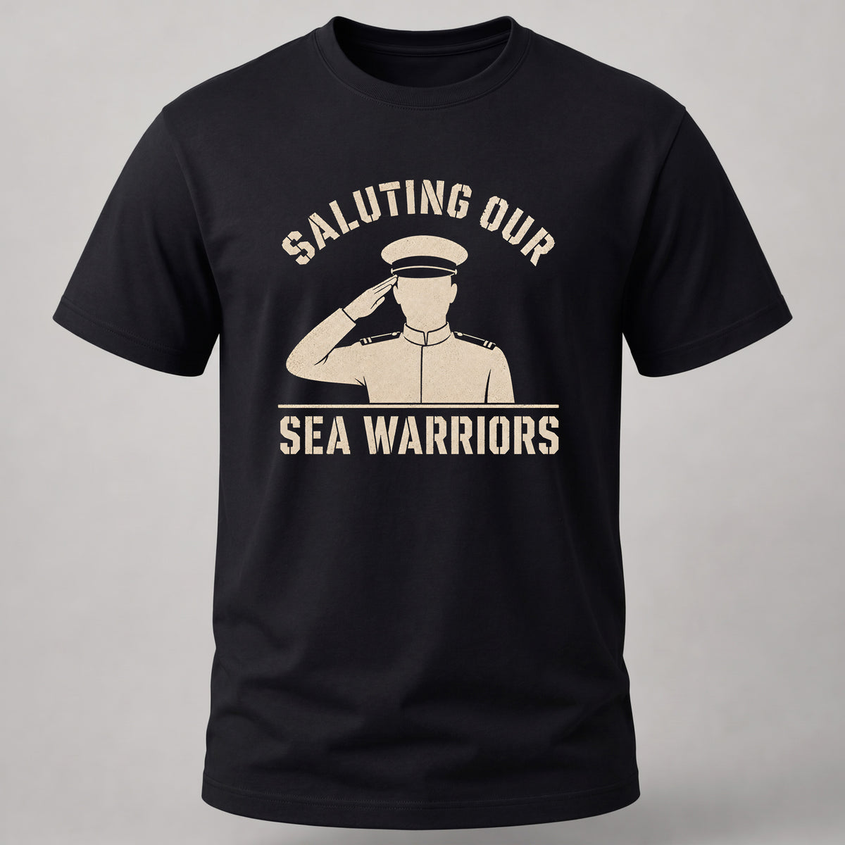 Saluting Our Sea Warriors Black