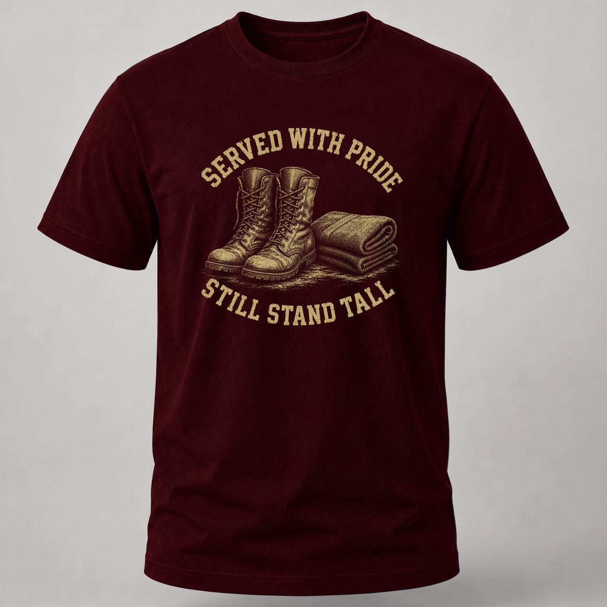 Served with Pride Maroon