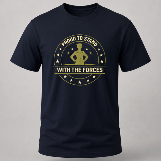Stand With Forces Navy Blue