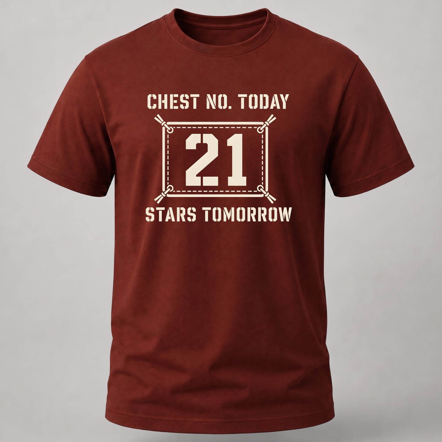 Stars Tomorrow Tee Brick Red