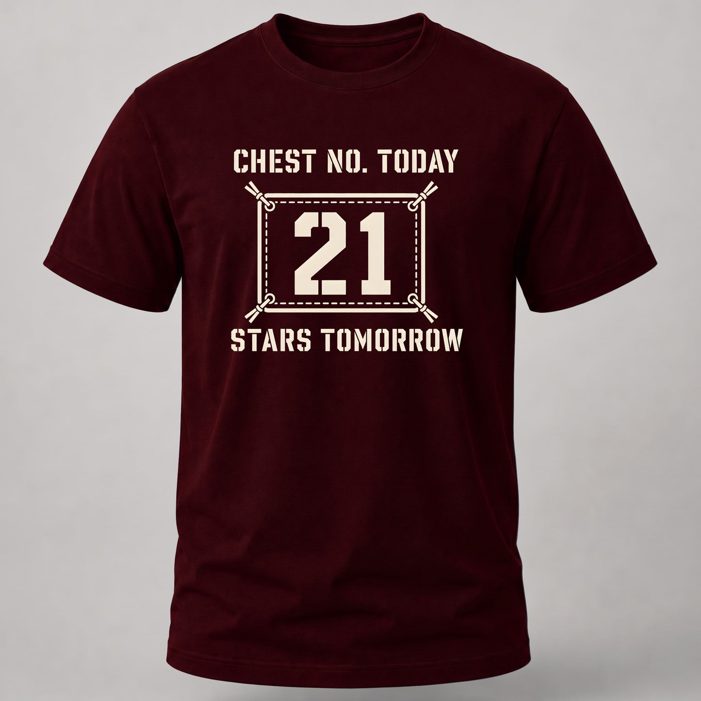 Stars Tomorrow Tee Maroon