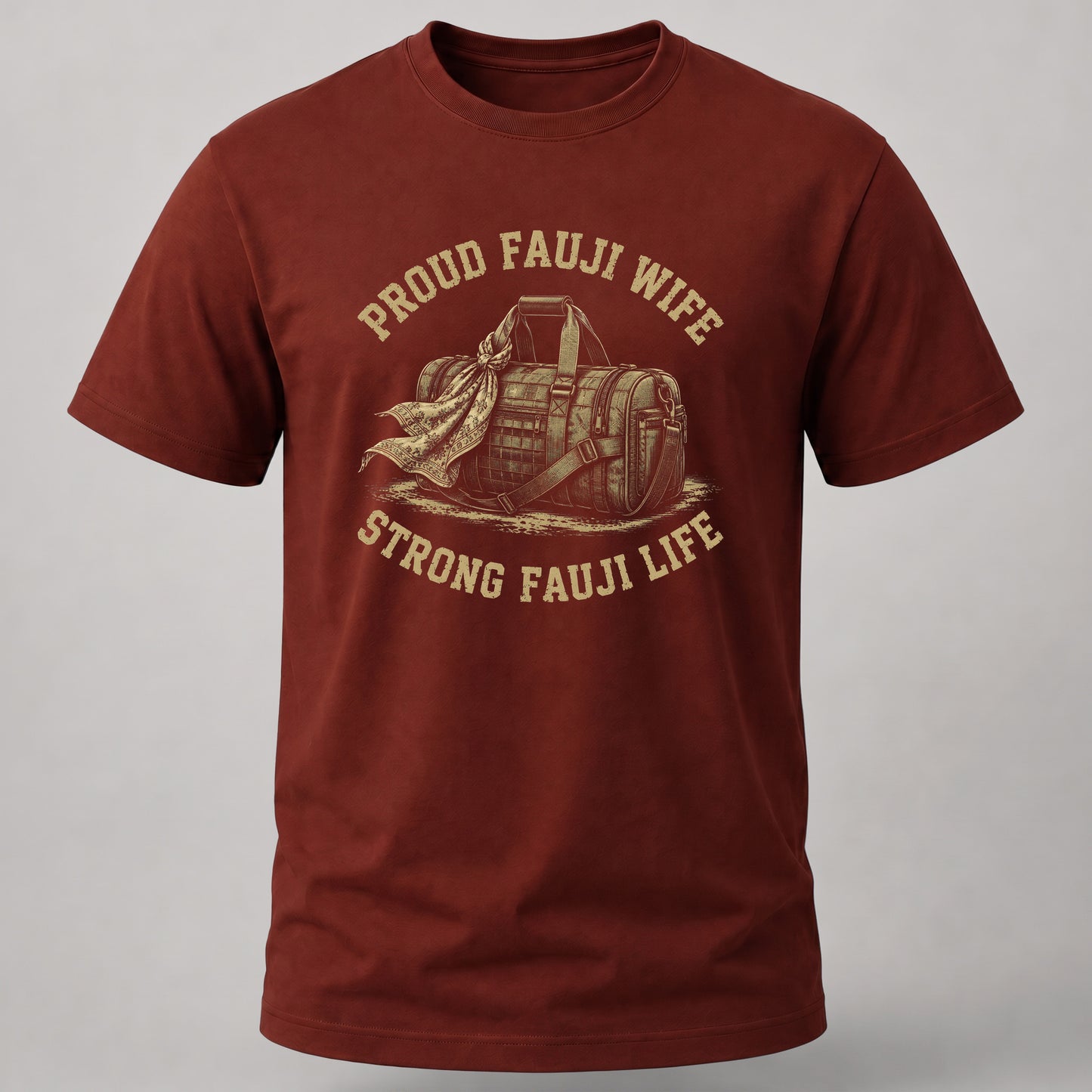 Strong Fauji Wife Brick Red