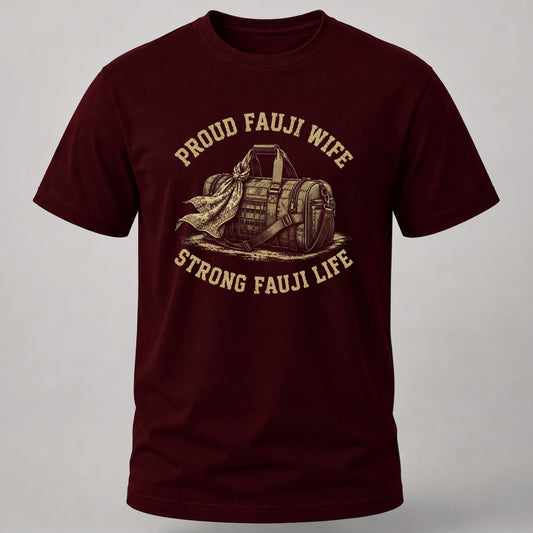 Strong Fauji Wife Maroon