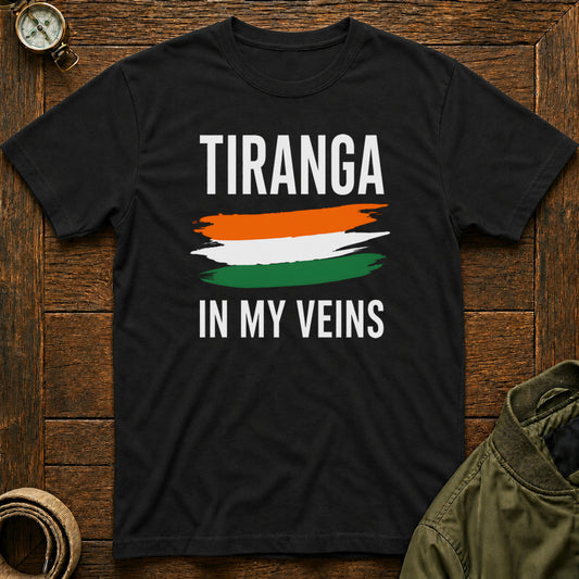Tiranga in my Veins Black
