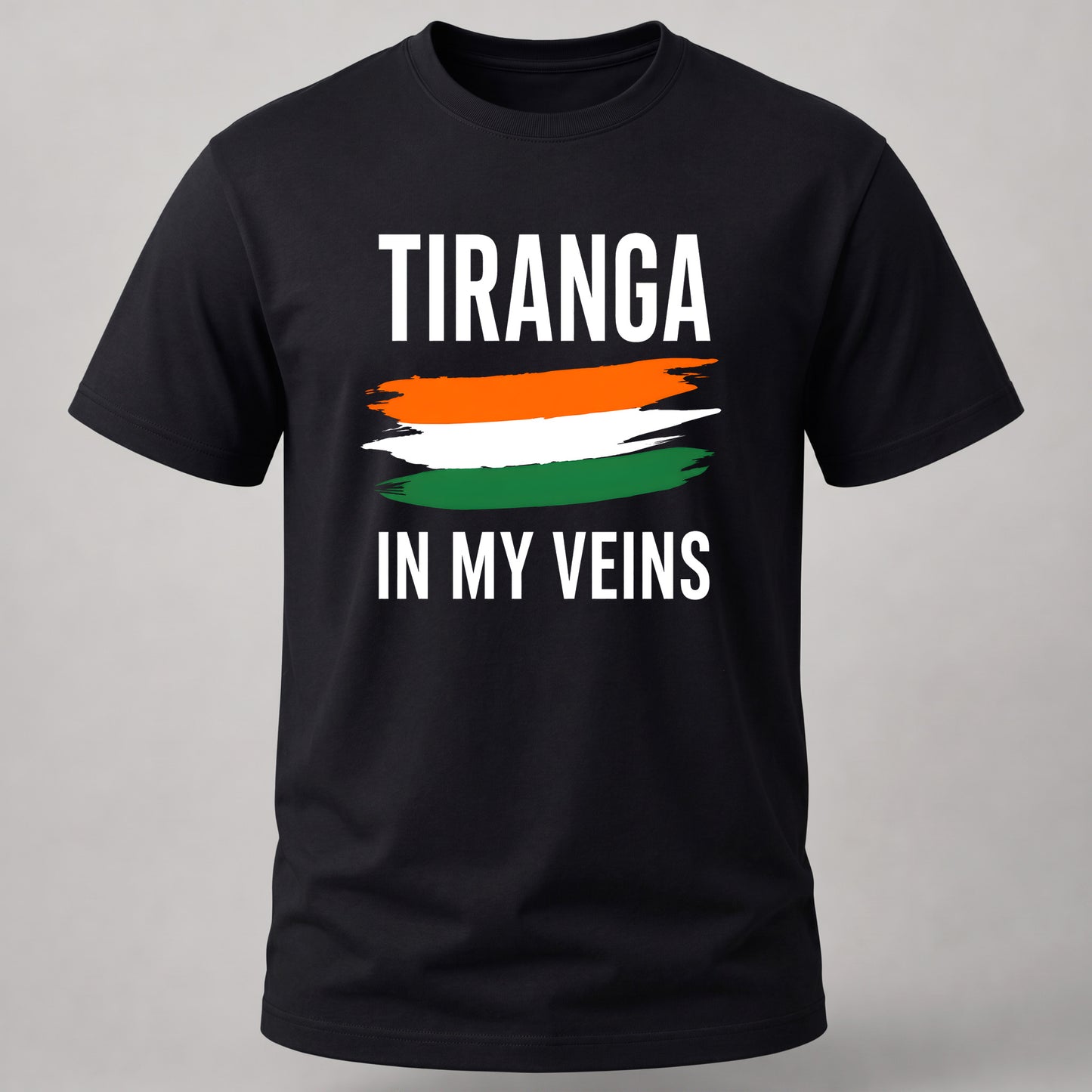 Tiranga in my Veins Black