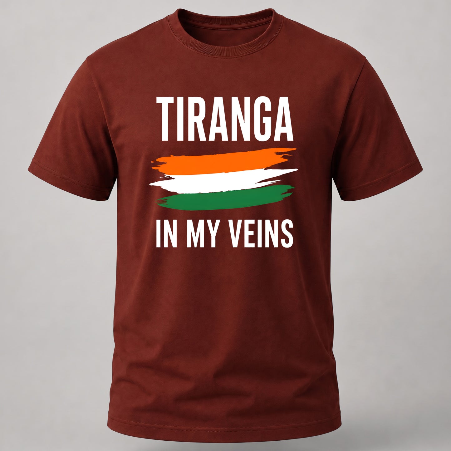 Tiranga in my Veins Brick Red