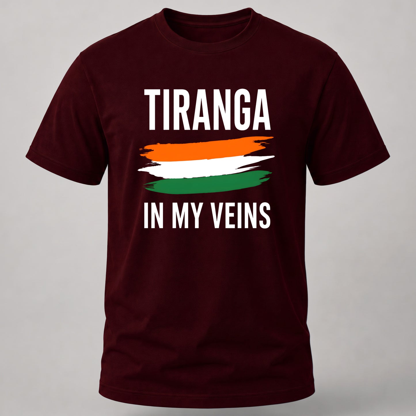 Tiranga in my Veins Maroon