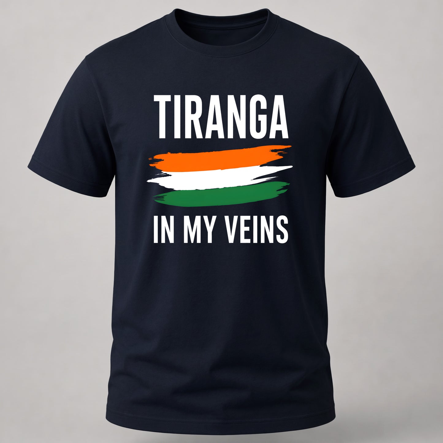 Tiranga in my Veins Navy Blue
