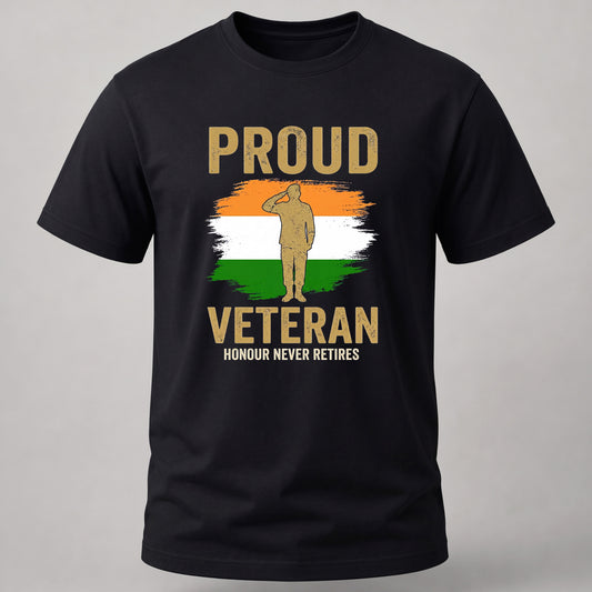 Veteran Honour T-shirt Black