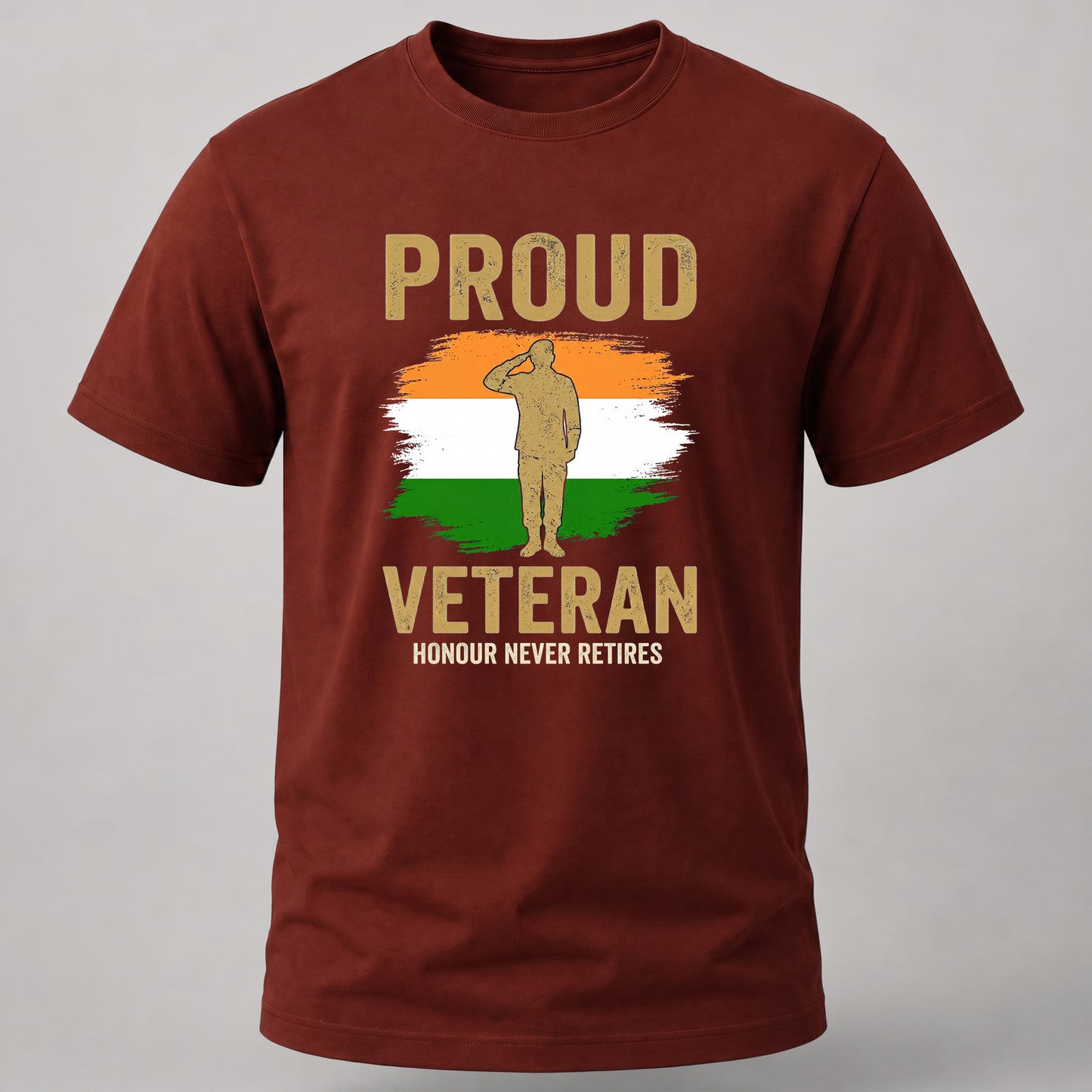 Veteran Honour T-shirt Brick Red