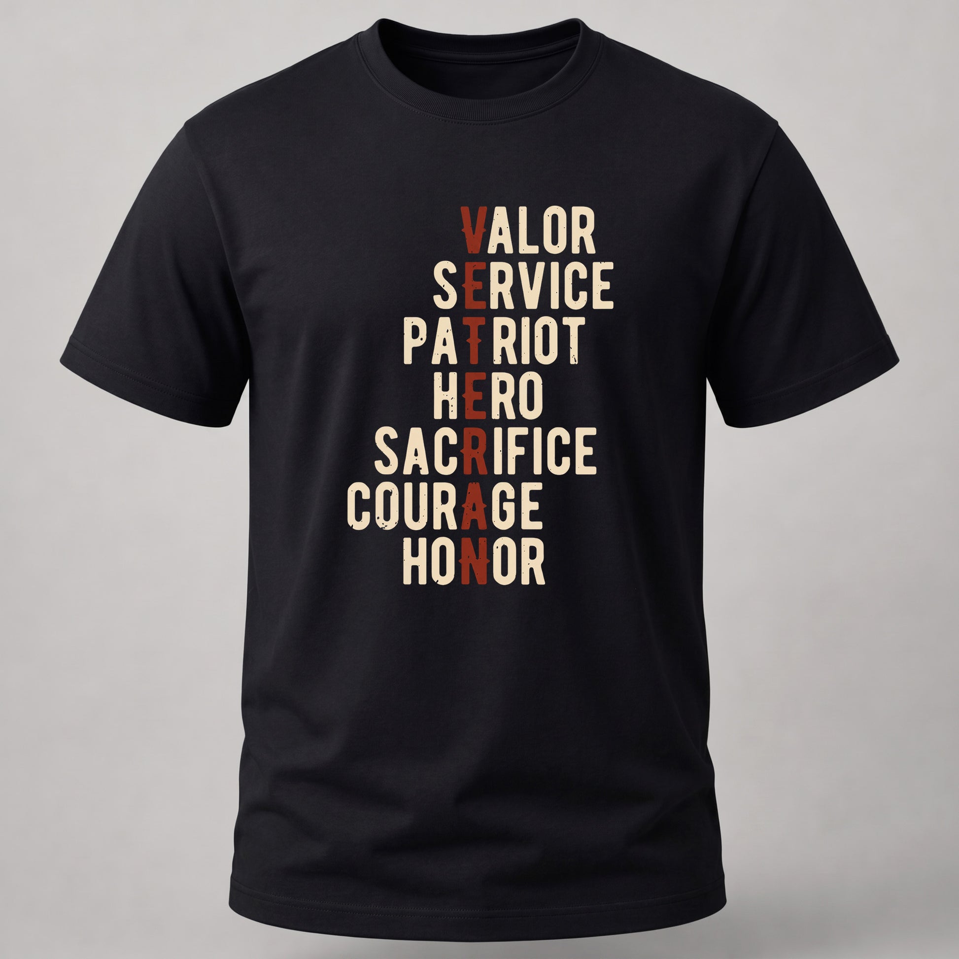 Veteran Letters Black
