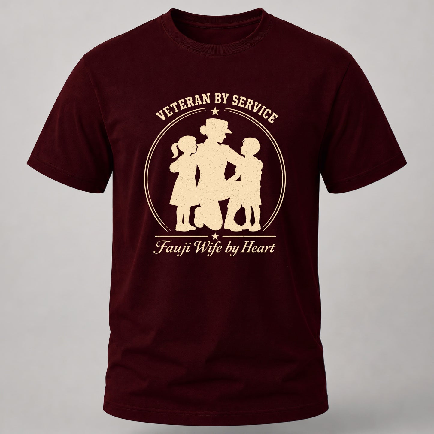 Veteran and Fauji Wife Maroon