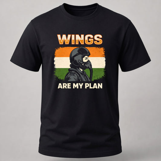 Wings Are My Plan Black