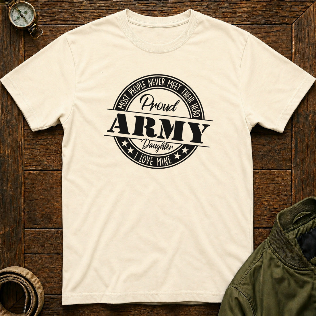 Proud Army Daughter Tee