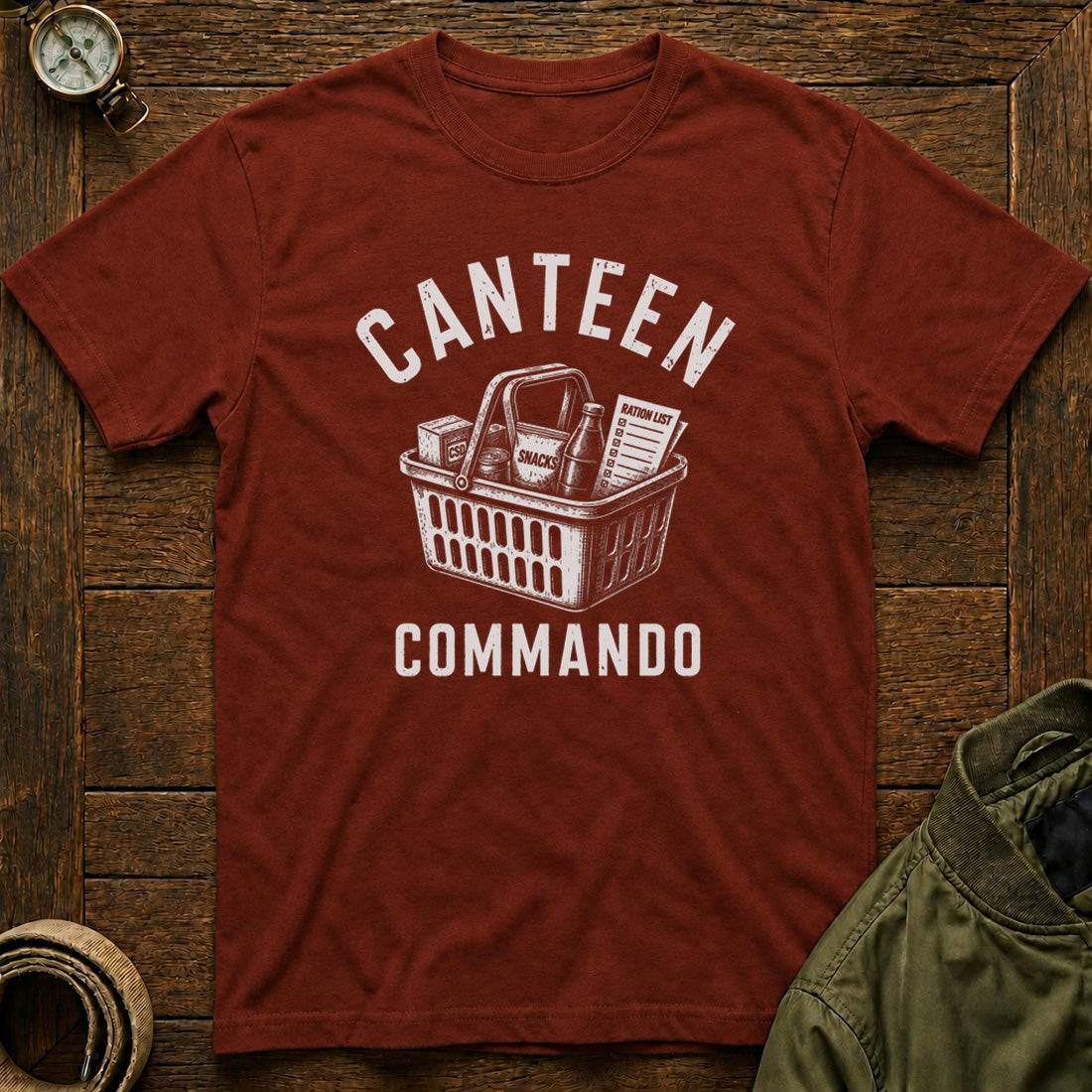 Canteen Commando Brick Red