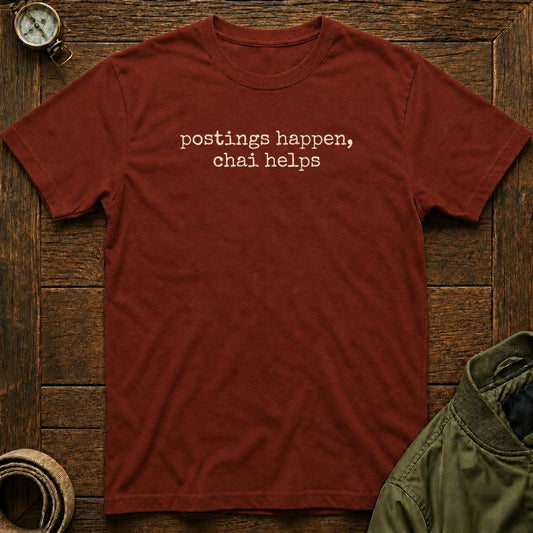 Postings Happen, Chai Helps