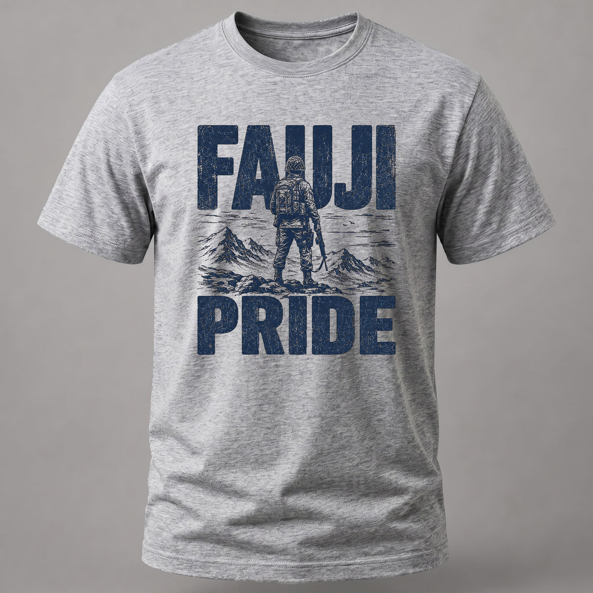 fauji pride Grey Melange